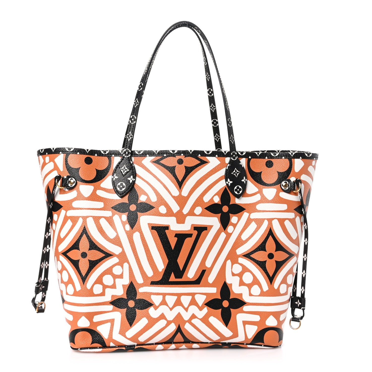 Louis Vuitton Monogram Giant Crafty Neverfull MM Creme Caramel 1 of 12