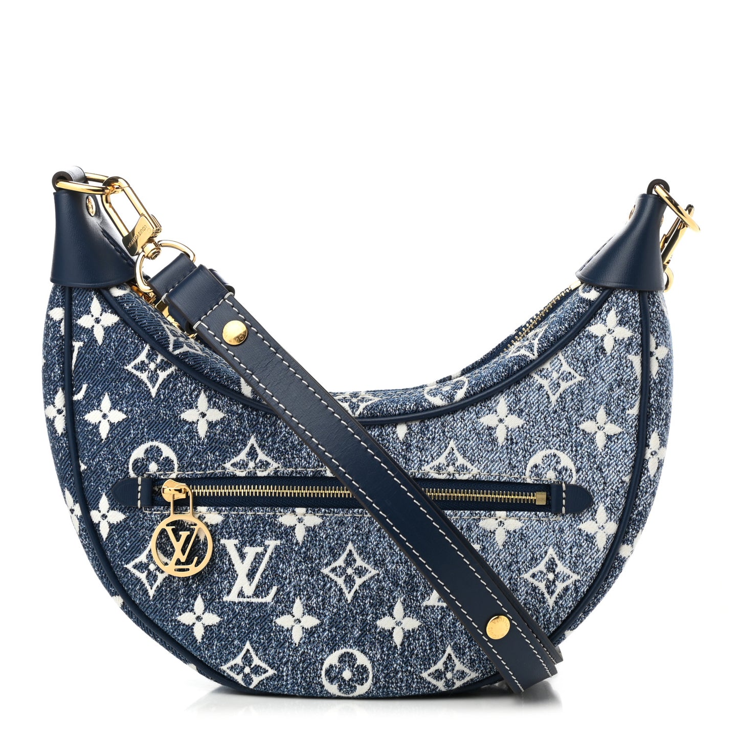 Monogram Jacquard Denim Loop Bleu