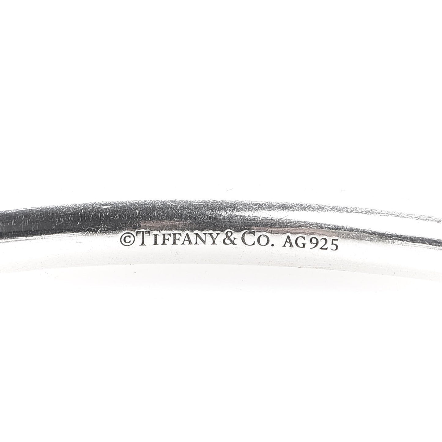 Sterling Silver Return to Narrow Circle Edge Cuff Bracelet