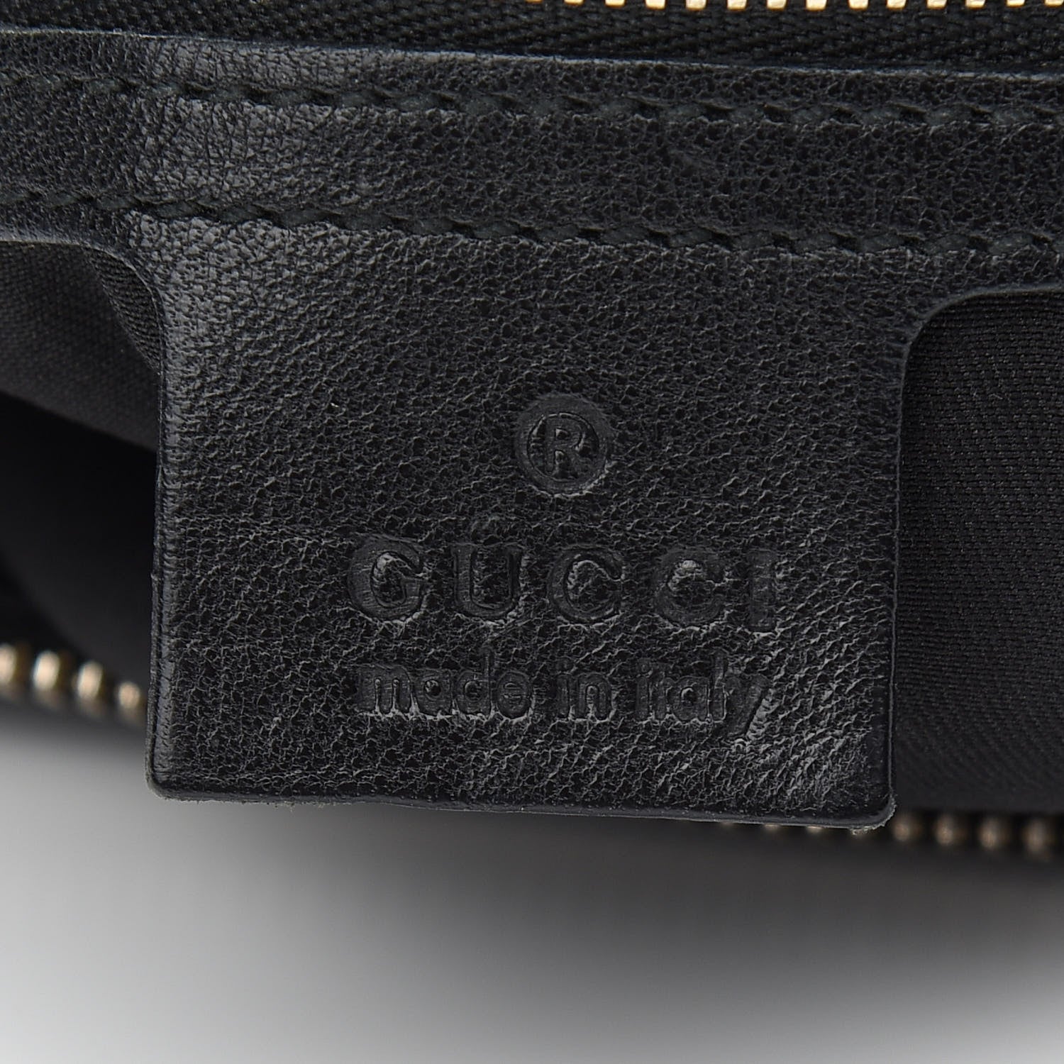 Gucci Monogram Web Pelham Studded Shoulder Bag Black 6 of 11