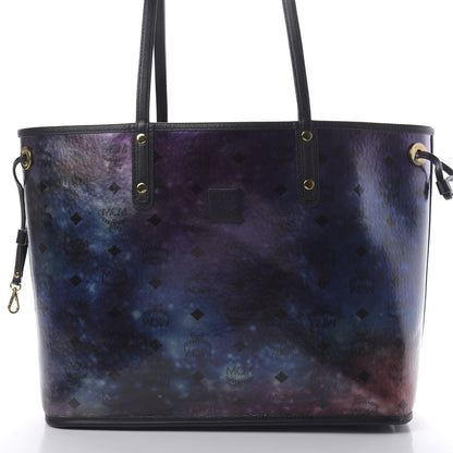 MCM Metallic Galaxy Visetos Medium Project Reversible Shopper Tote Cognac Multicolor 15 of 20