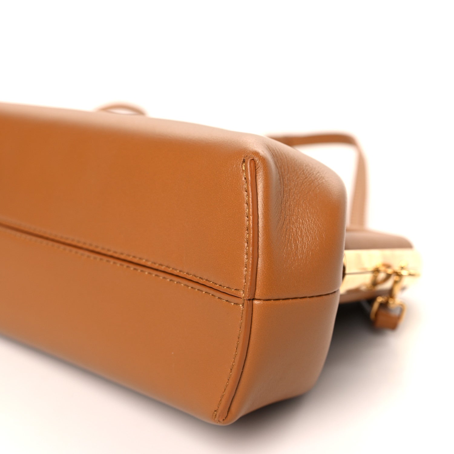 Fendi Shiny Nappa Small Fendi First Caramello 9 of 10
