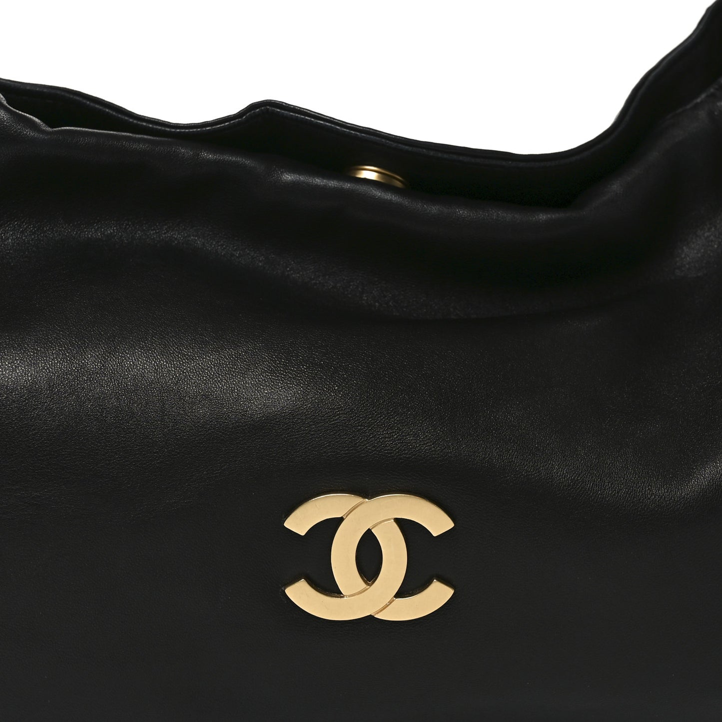 Lambskin Small Olsen Shoulder Bag Black