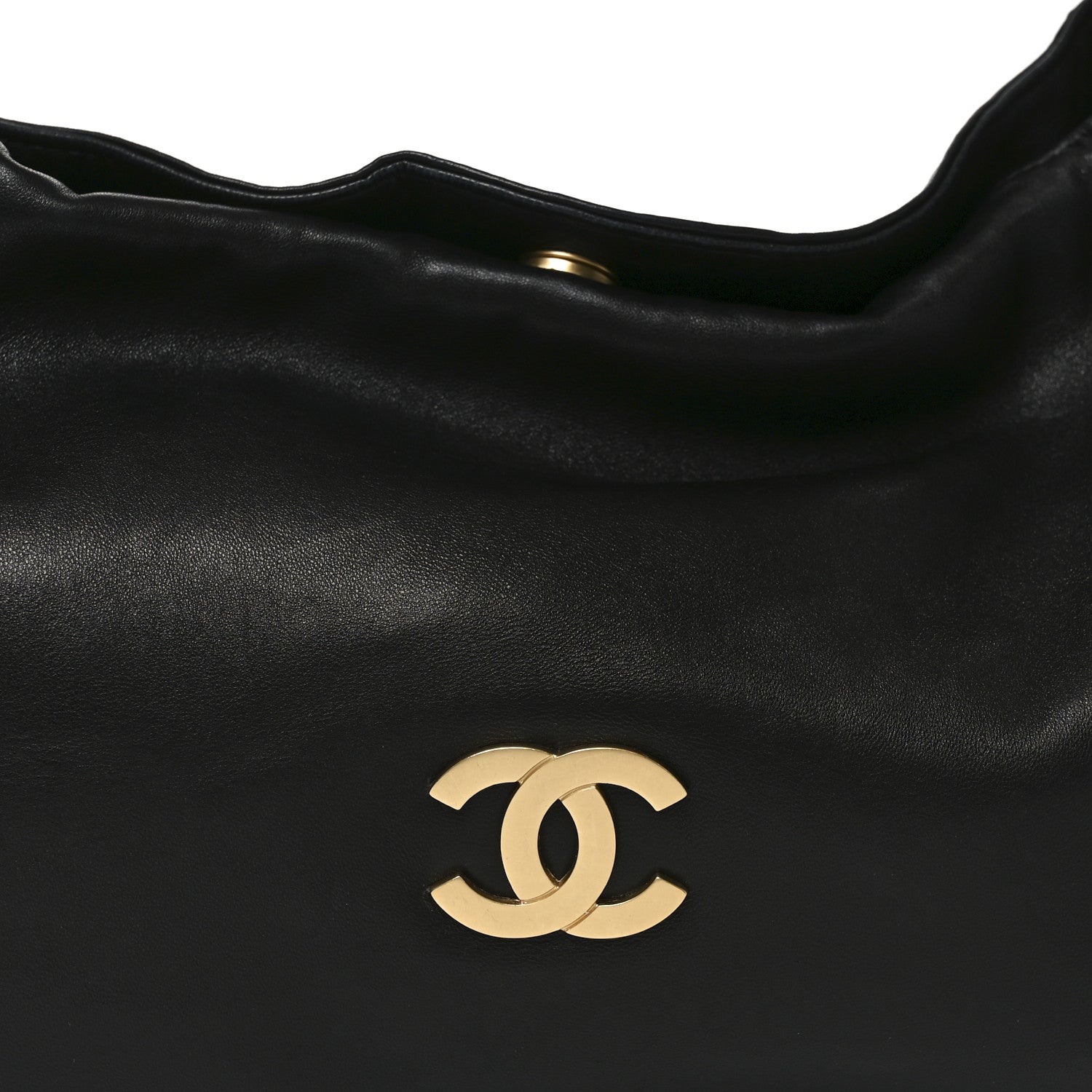 Chanel Lambskin Small Olsen Shoulder Bag Black 5 of 10