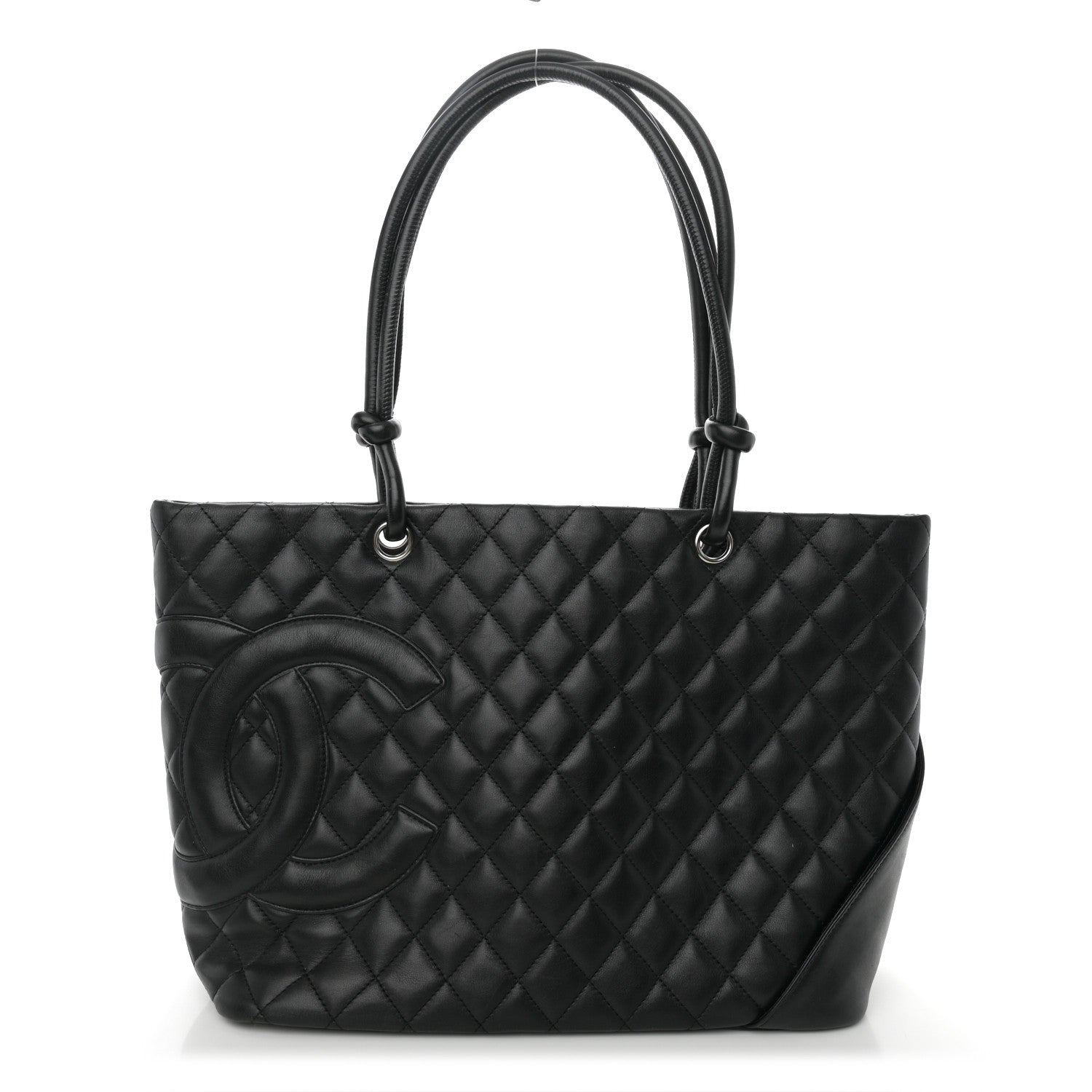 Chanel Calfskin Quilted Large Cambon Tote Black 1 of 10