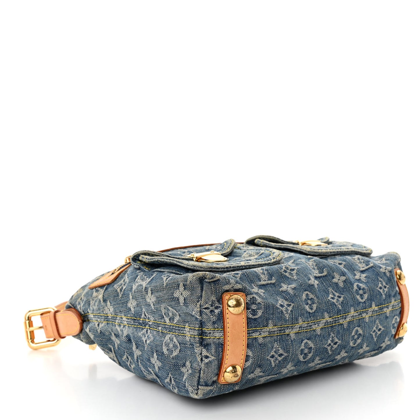 Monogram Denim Baggy PM Blue
