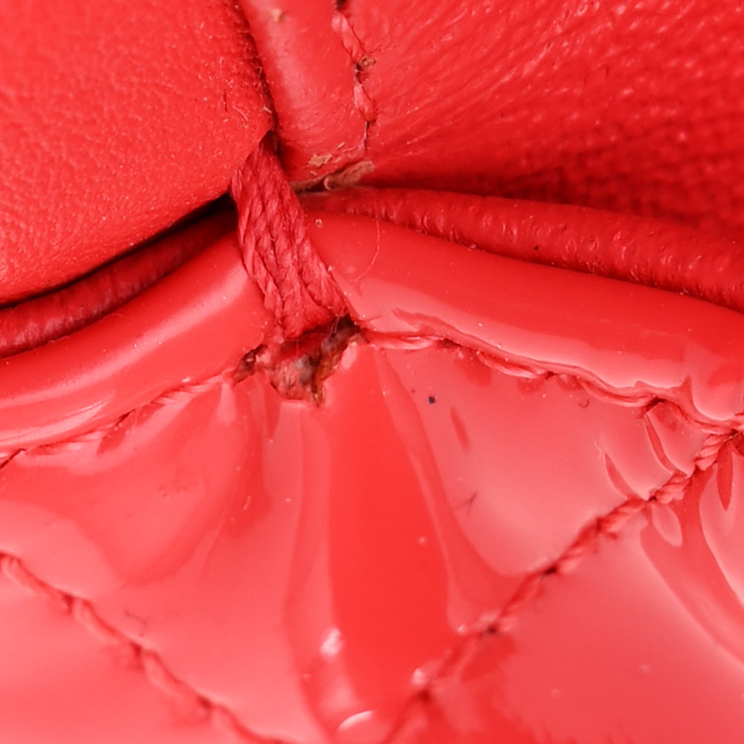 Chanel Patent Calfskin Quilted Medium Double Flap Red 12 of 12