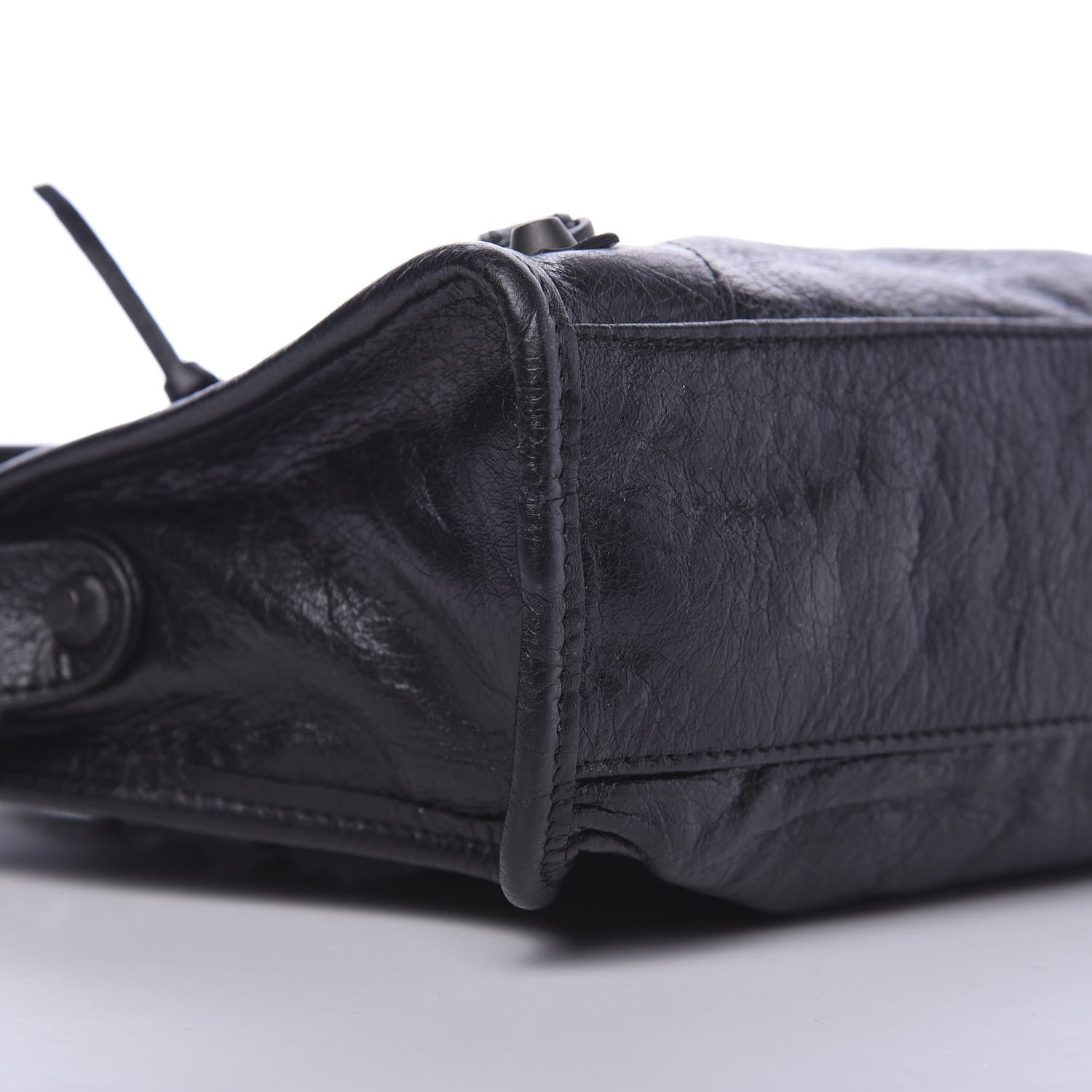 Balenciaga Agneau Arena Classic Black Hardware Mini City Black 9 of 11