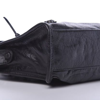 Balenciaga Agneau Arena Classic Black Hardware Mini City Black 9 of 11