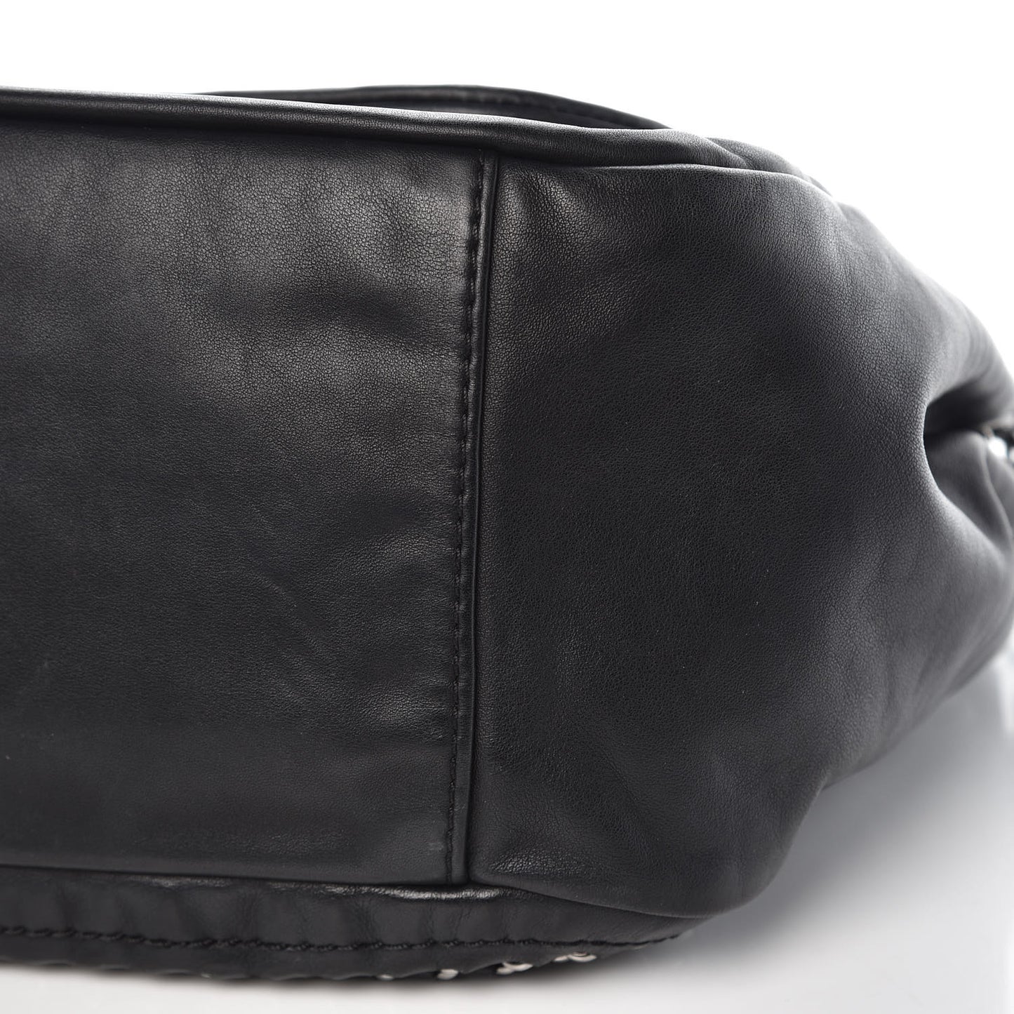 Smooth Calfskin Luxe Ligne Flap Black