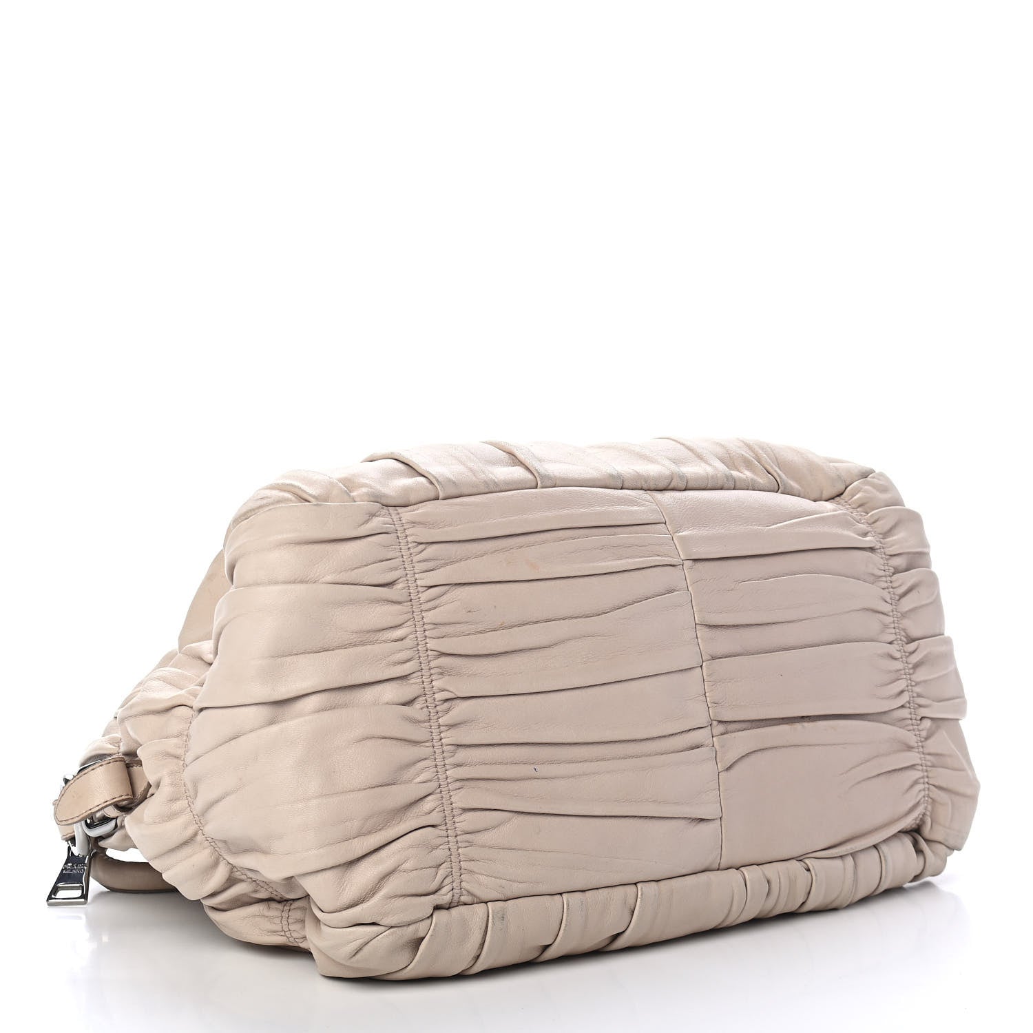 Prada Nappa Gaufre Tote Cera 3 of 5