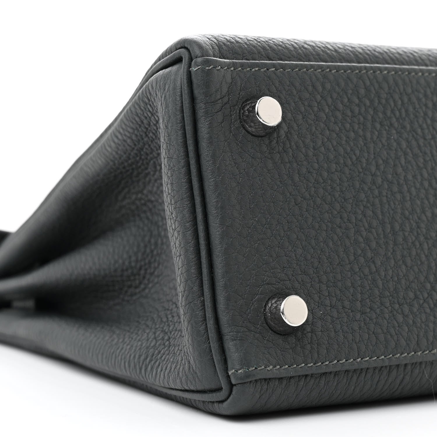 Hermes Togo Kelly Retourne 25 Vert Fonce 9 of 11