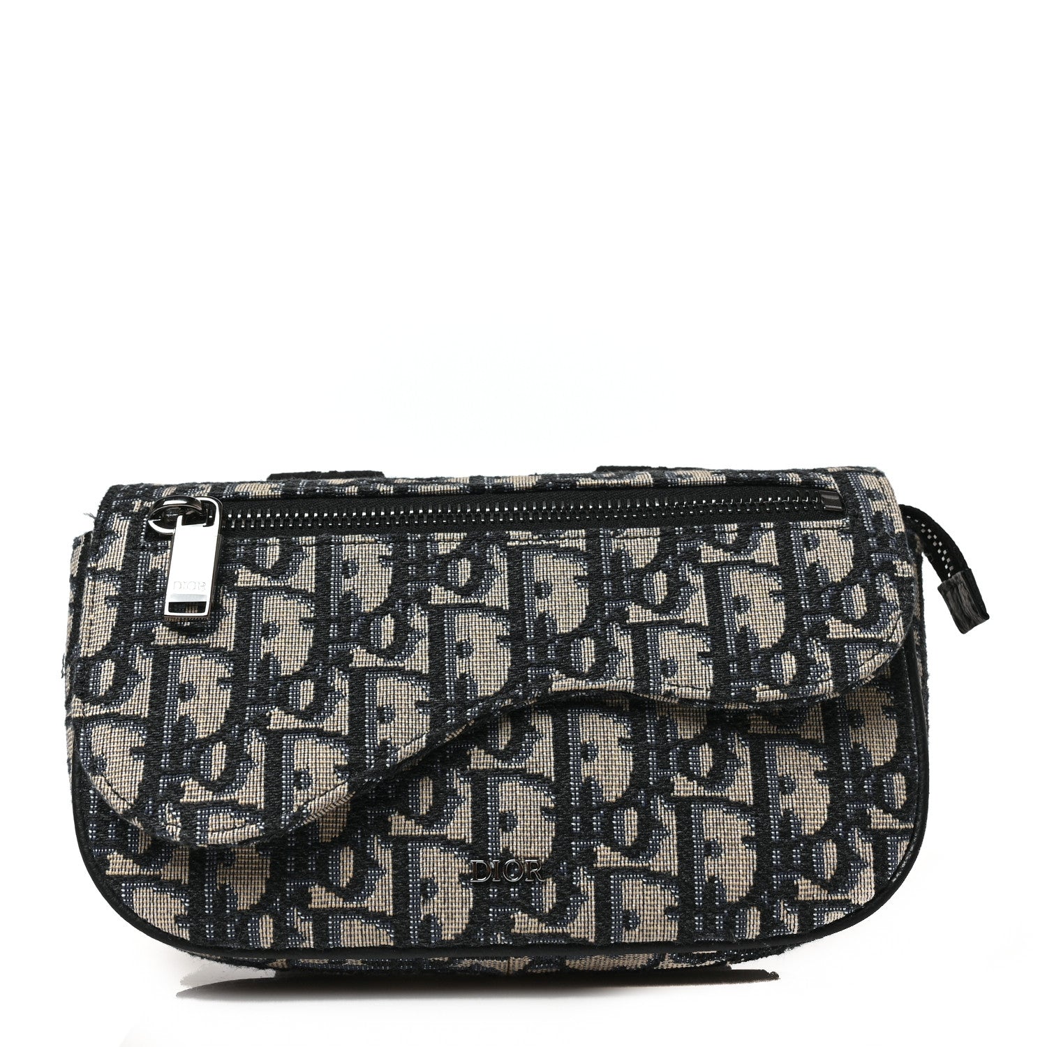 Christian Dior Oblique Arm Pouch Blue 1 of 8