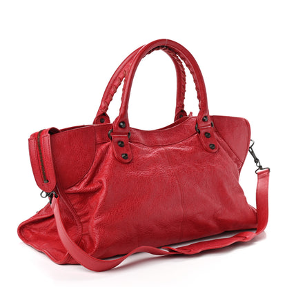 Balenciaga Agneau Classic Hardware Part Time Rouge Coquelicot 3 of 11
