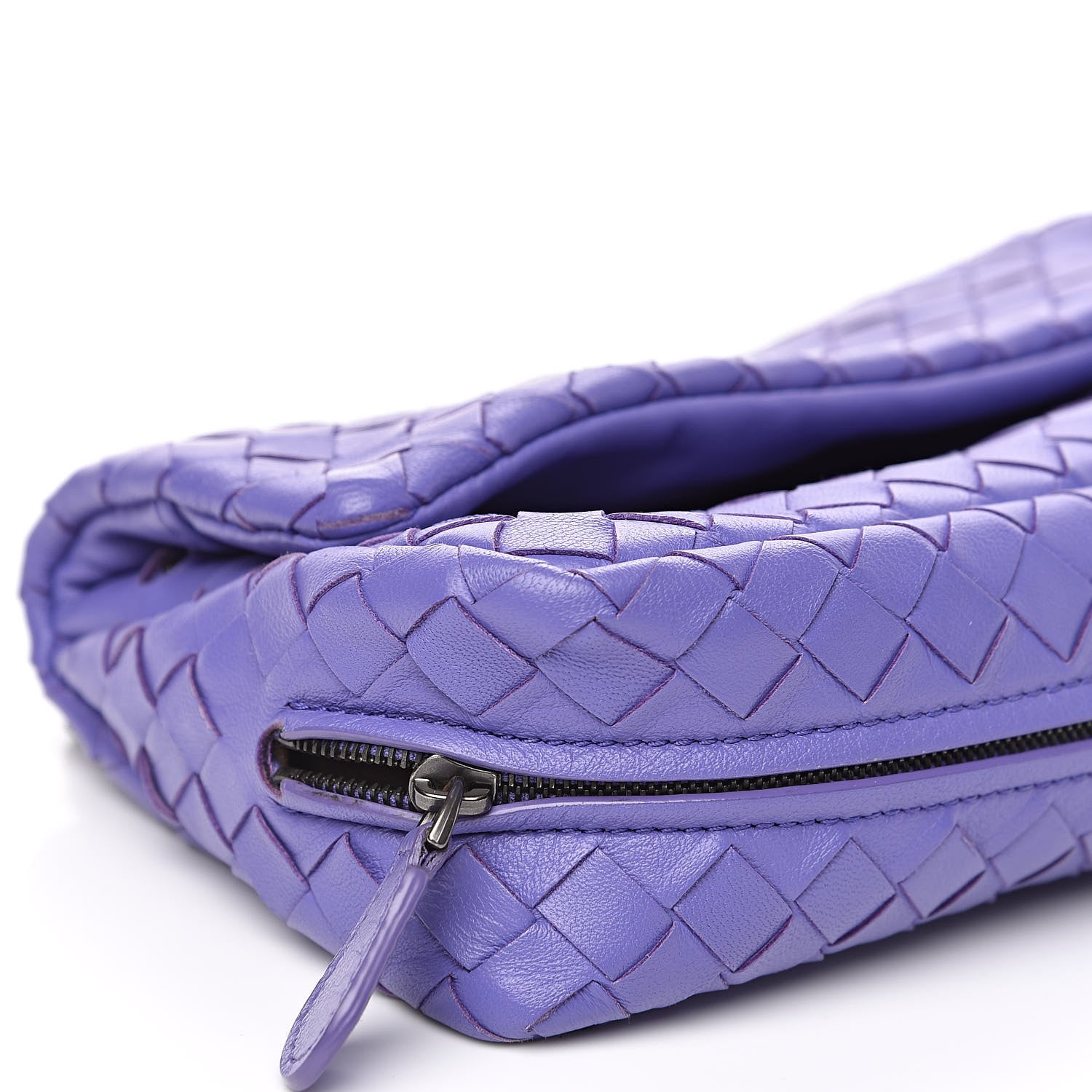 Bottega Veneta Nappa Intrecciato Mini Chain Messenger Lavender 10 of 12