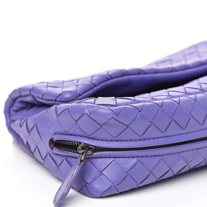 Bottega Veneta Nappa Intrecciato Mini Chain Messenger Lavender 10 of 12
