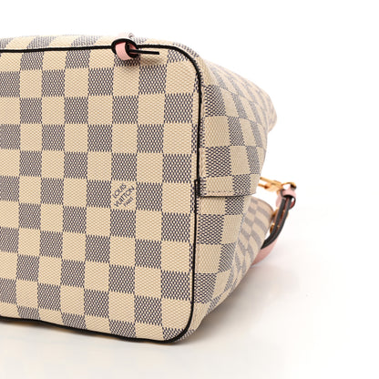 Louis Vuitton Damier Azur Neonoe MM Eau De Rose 9 of 9