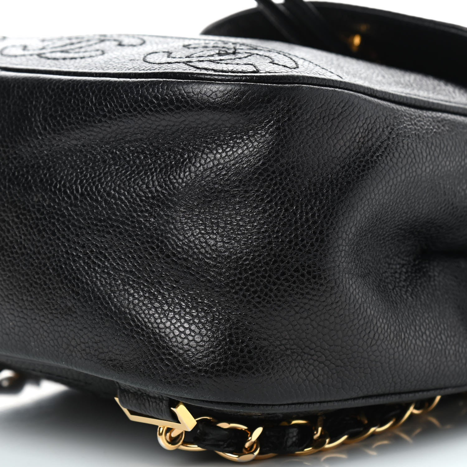 Chanel Caviar CC Backpack Black 7 of 9