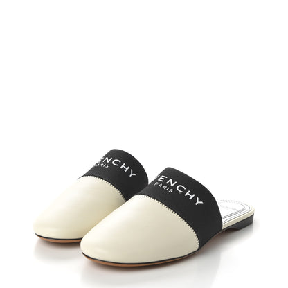 Givenchy Lambskin Bedford Logo Mule Slides 36 Beige 3 of 9