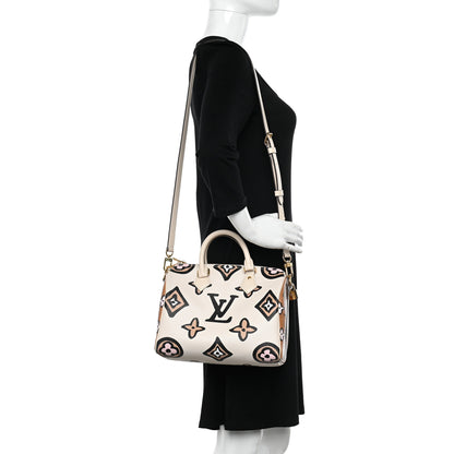 Louis Vuitton Monogram Giant Wild At Heart Speedy Bandouliere 25 Creme 2 of 10