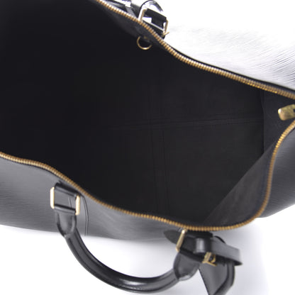 Louis Vuitton Epi Keepall 50 Black 4 of 9