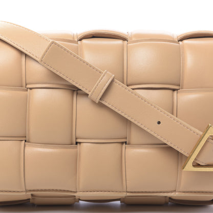 Bottega Veneta Nappa Maxi Intreccio Padded Cassette Crossbody Bag Almond 10 of 10