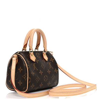 Louis Vuitton Monogram Nano Speedy Bandouliere 3 of 10