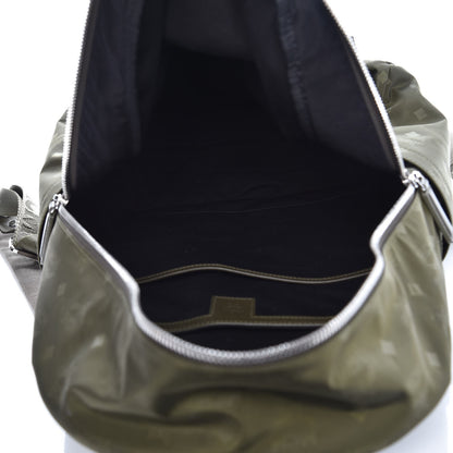 MCM Nylon Monogram Stark Classic Backpack Green 5 of 8
