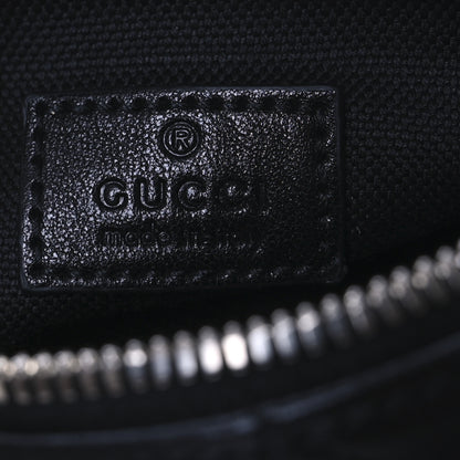 Gucci Sakai Be Green Calfskin Diagonal Stitched Mini Blondie Barrel Shoulder Bag Black 6 of 10