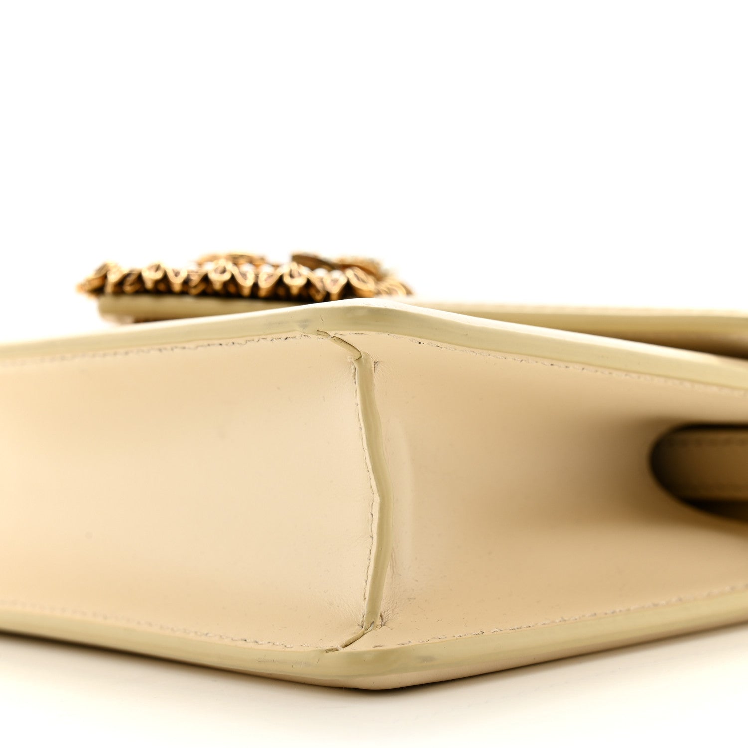 Dolce & Gabbana Smooth Calfskin Small Devotion Envelope Top Handle Bag Light Beige 9 of 11