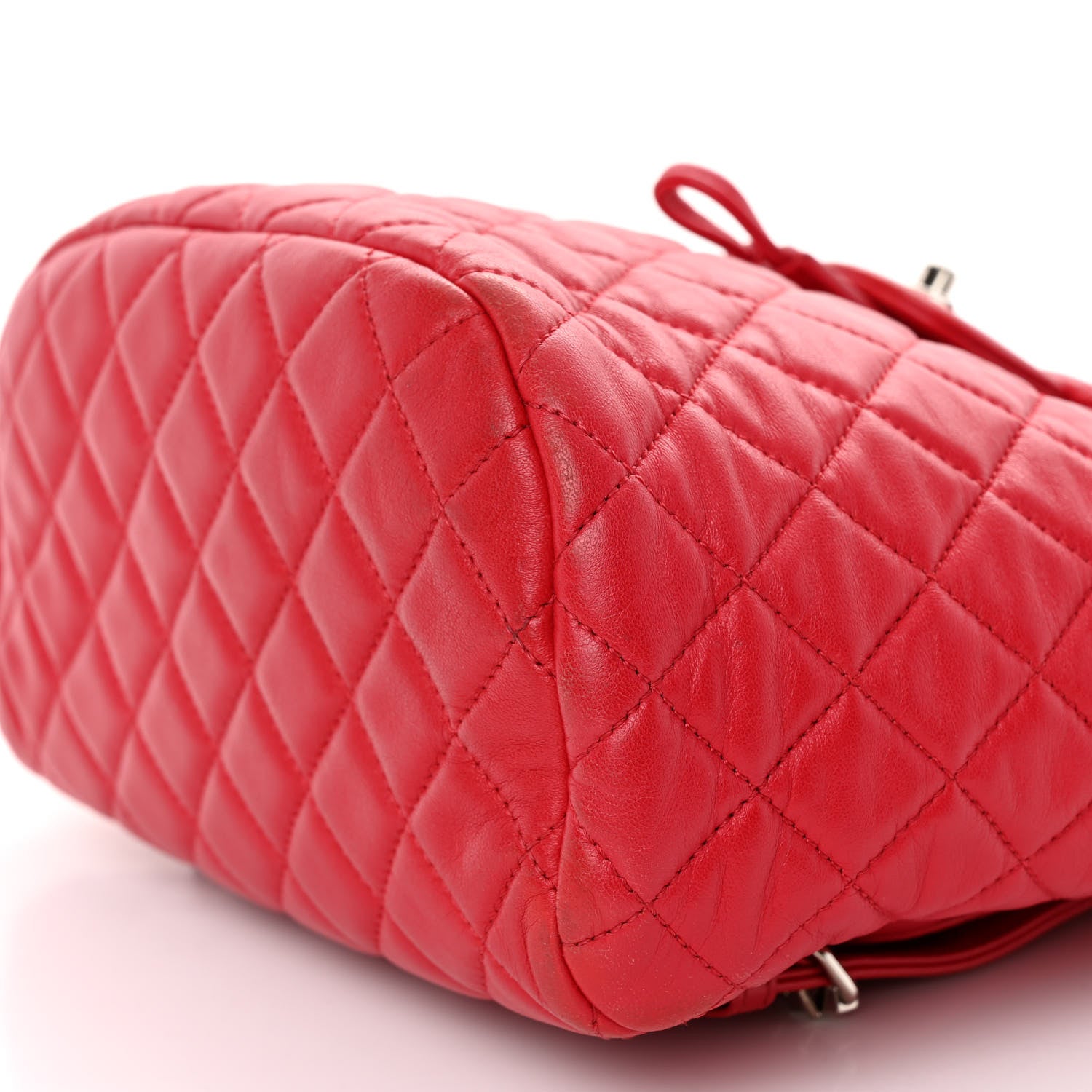Chanel Lambskin Quilted Small Urban Spirit Backpack Red 9 of 10