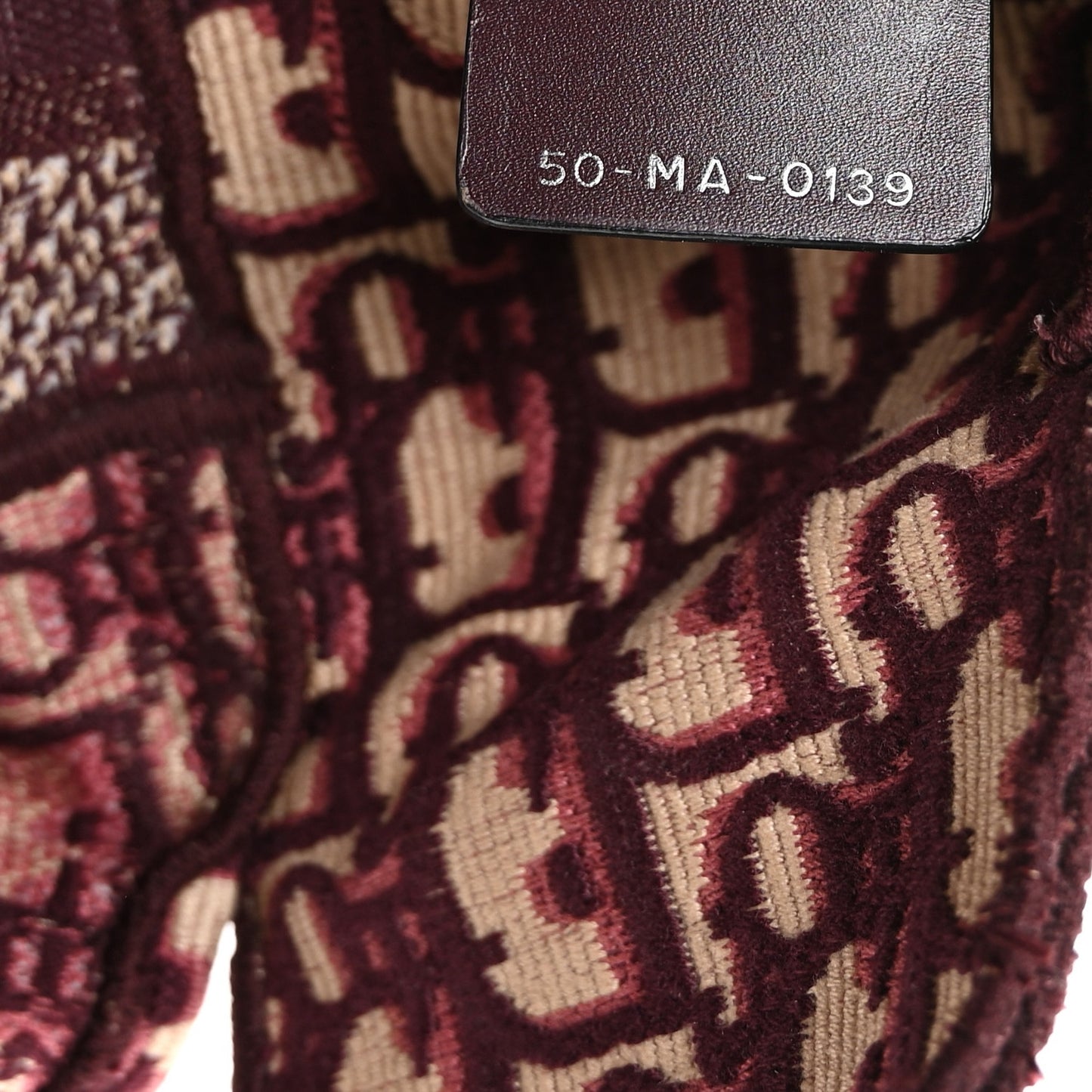 Oblique Backpack Bordeaux