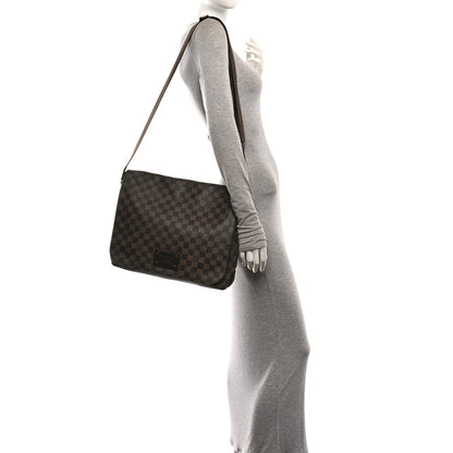 Louis Vuitton Damier Ebene Brooklyn GM 2 of 10