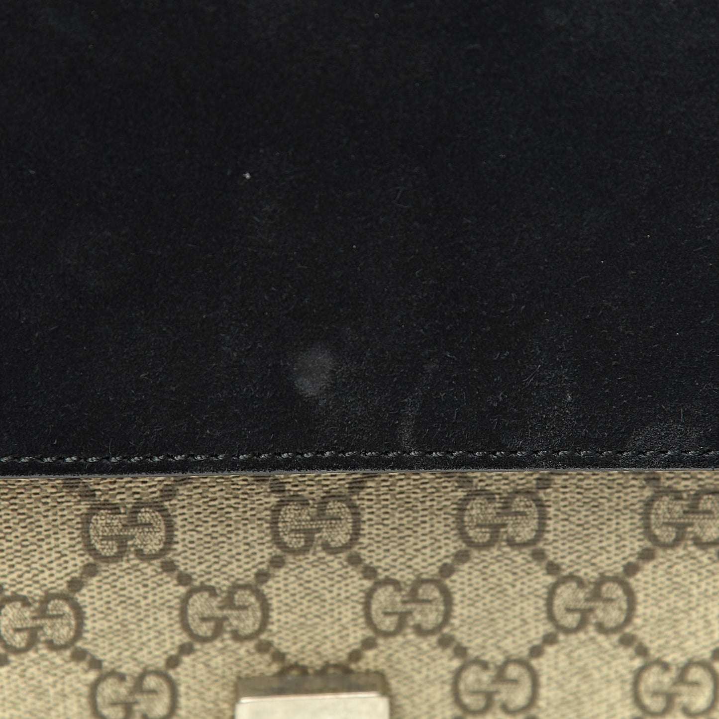 GG Supreme Monogram Small Dionysus Shoulder Bag Black