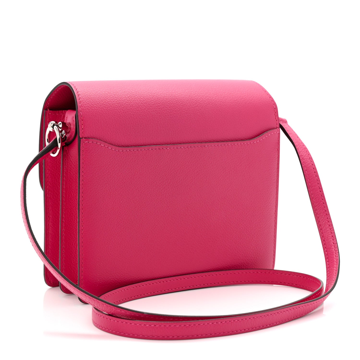 Hermes Evercolor Matte Alligator Mini Touch Sac Roulis Rose Mexico 3 of 12