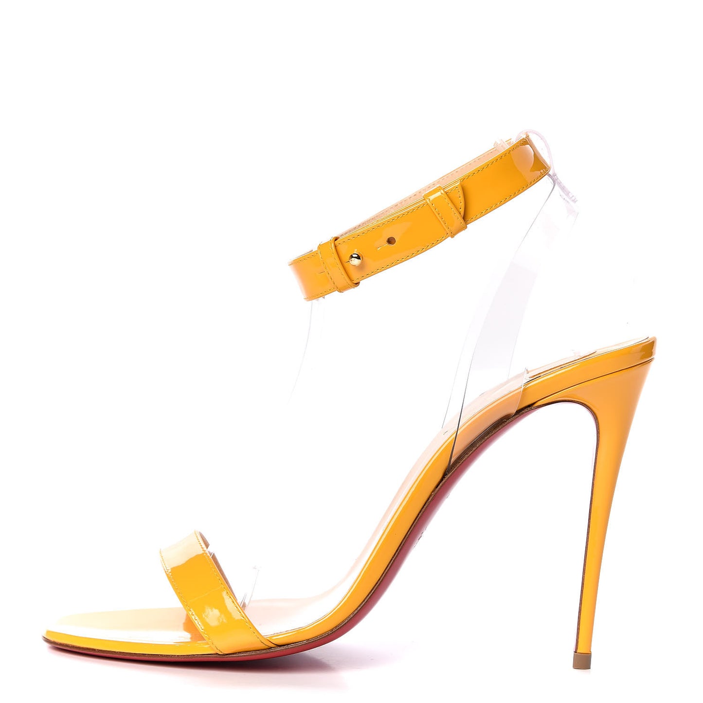 Patent PVC Jonatina 100 Sandals 40 Topaz Transparent