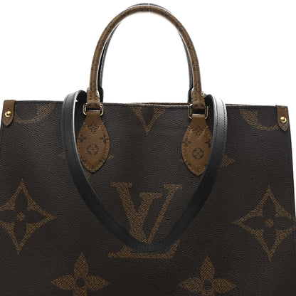 Louis Vuitton Reverse Monogram Giant Onthego MM 7 of 9