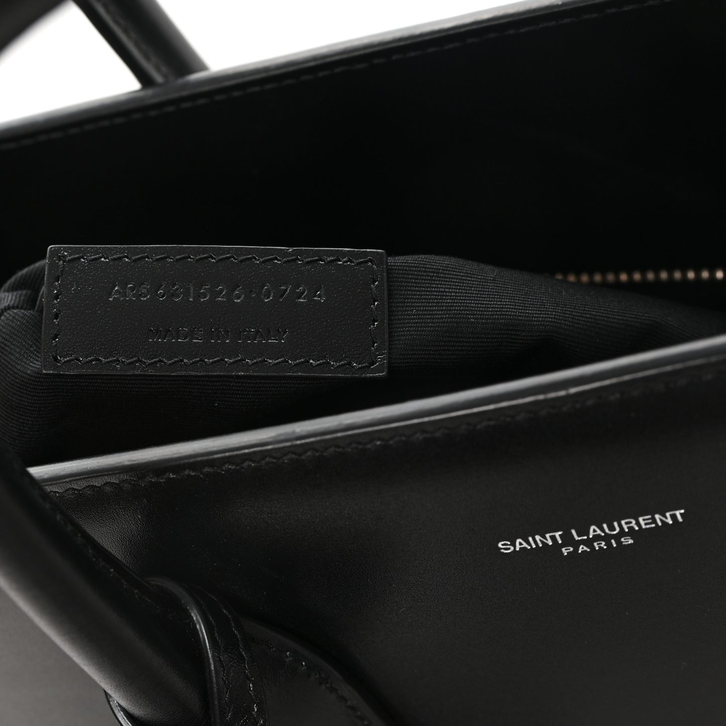 Calfskin Large Thin Sac De Jour Black