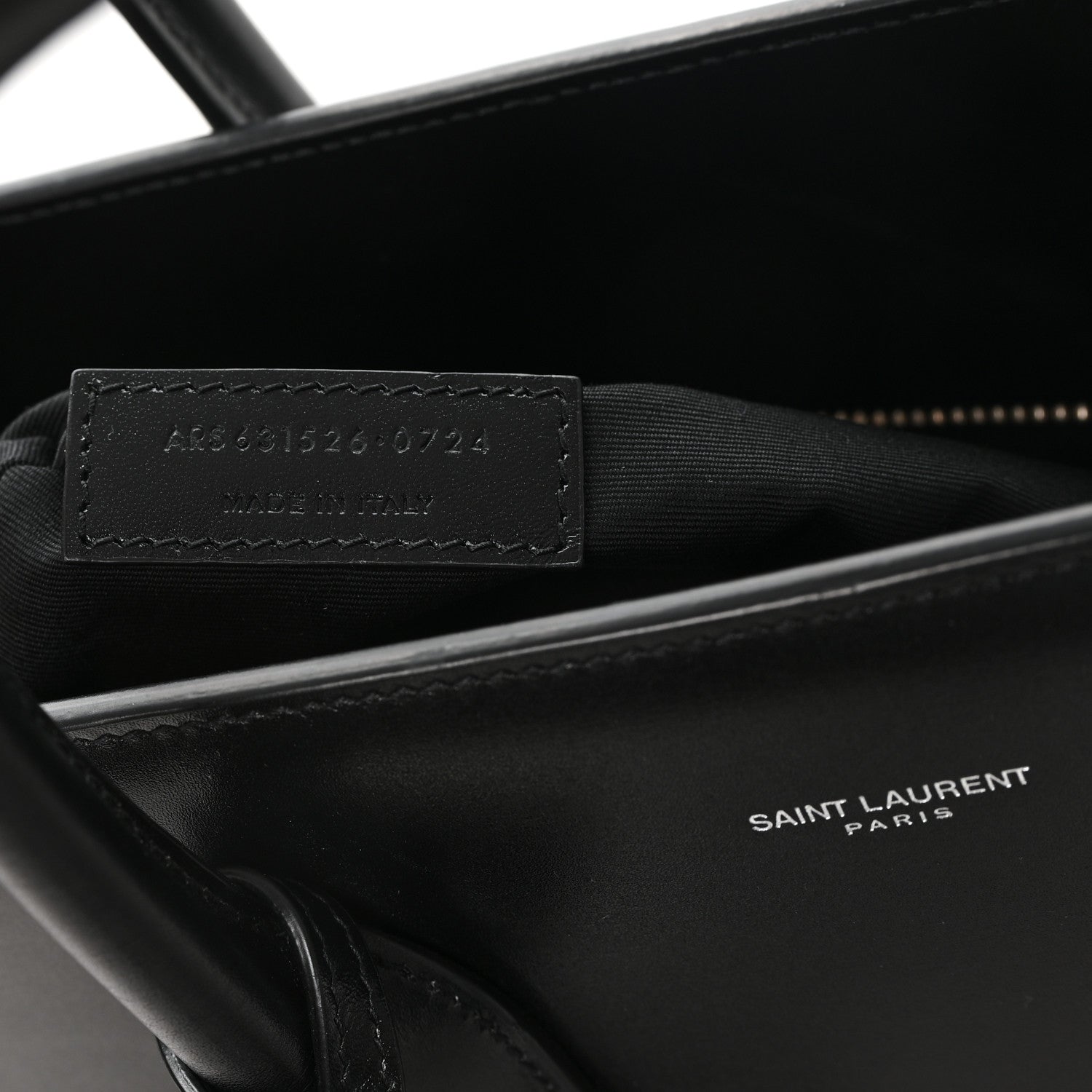 Saint Laurent Calfskin Large Thin Sac De Jour Black 7 of 11