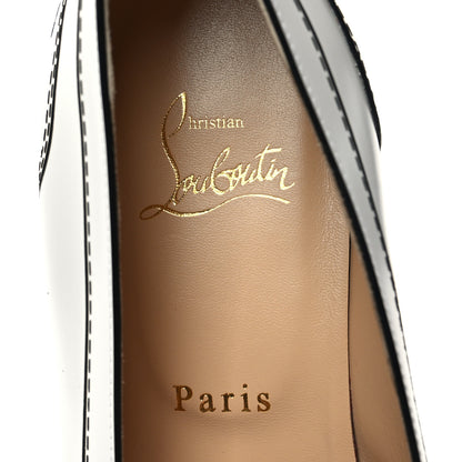 Christian Louboutin Calfskin Women Mocalaureat Trompl L'oeil Loafers 38 White 7 of 7