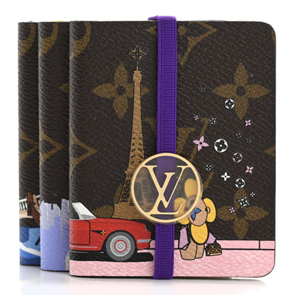 Louis Vuitton Monogram 2019 Christmas Animation Set of 3 Mini Jules Notebooks 1 of 8