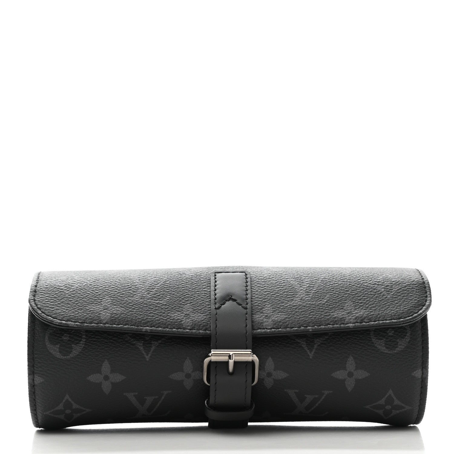 Louis Vuitton Monogram Eclipse 3 Watch Travel Case 2 of 8