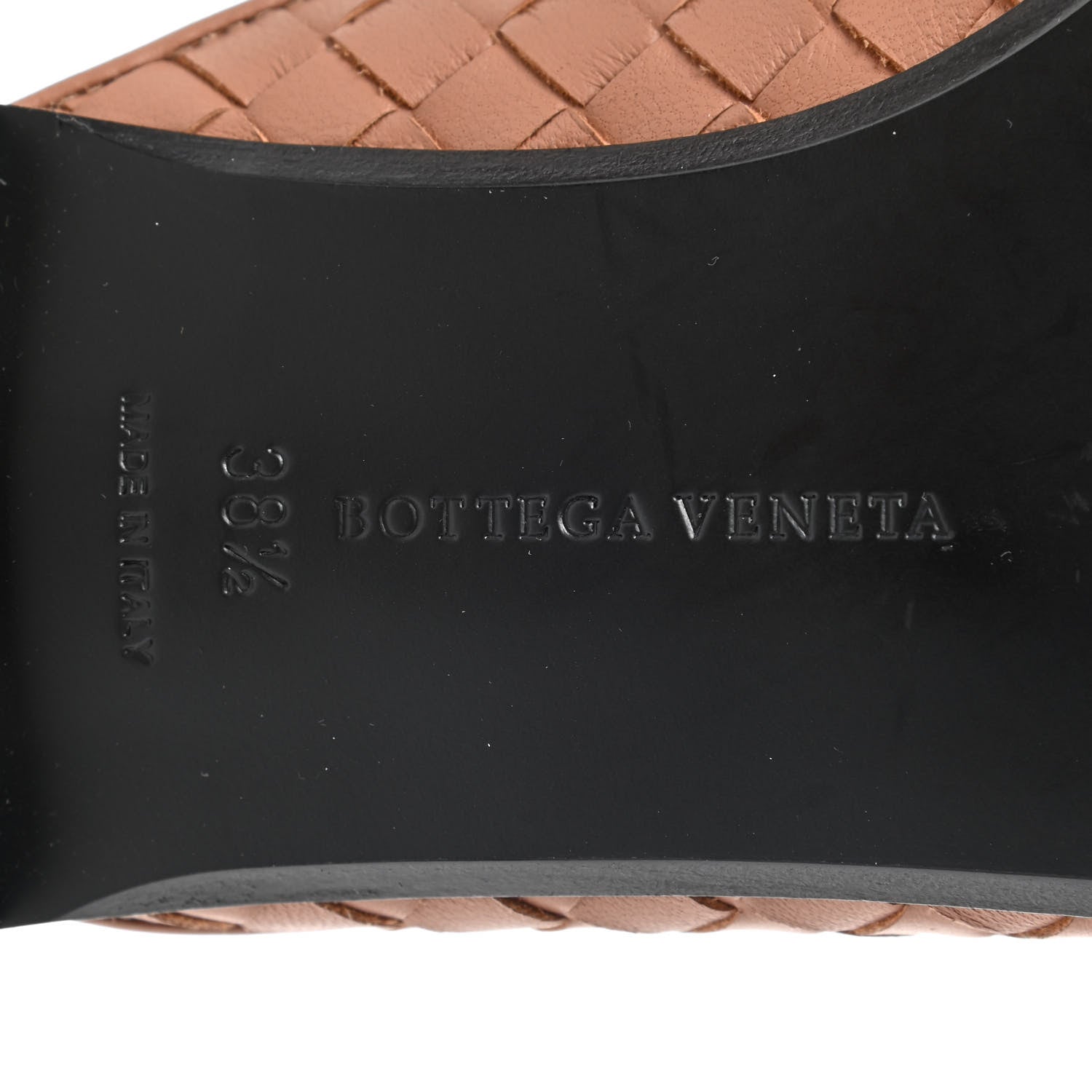 Bottega Veneta Nappa Ayers Intrecciato Flat Mules 38.5 Dahlia 6 of 7