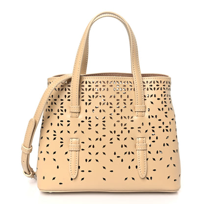 Alaia Palmelatto Calfskin Fiori Degrade Mina 20 Bag Sable 3 of 9