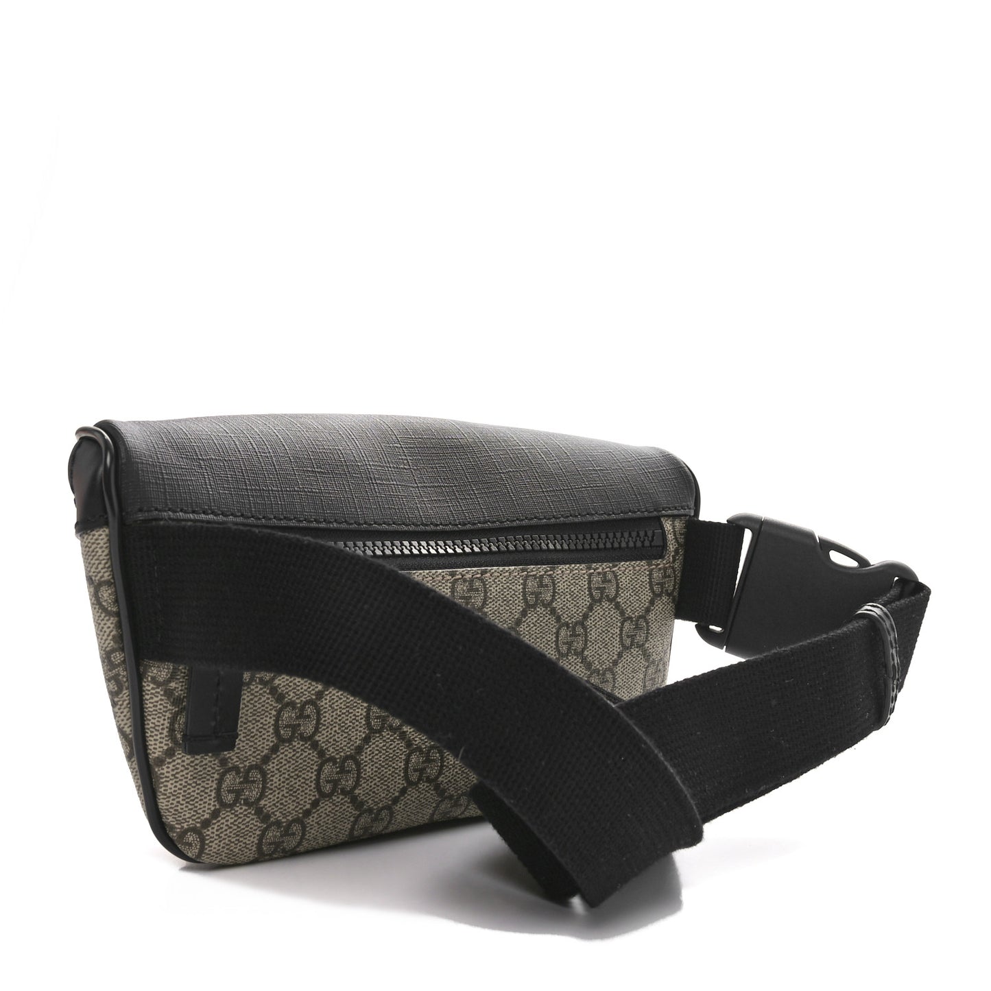 GG Supreme Monogram Belt Bag Black