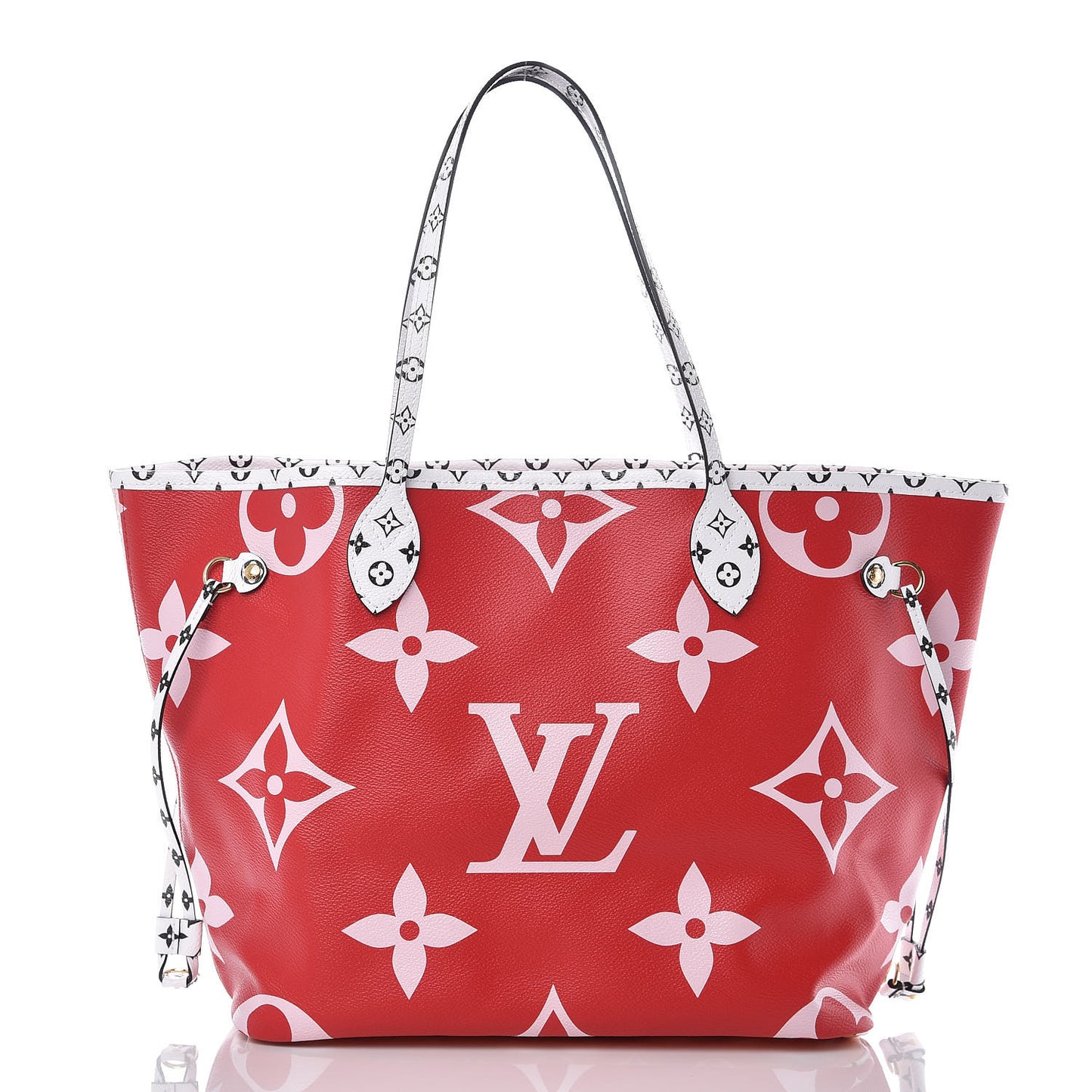 Monogram Giant Neverfull MM Rouge