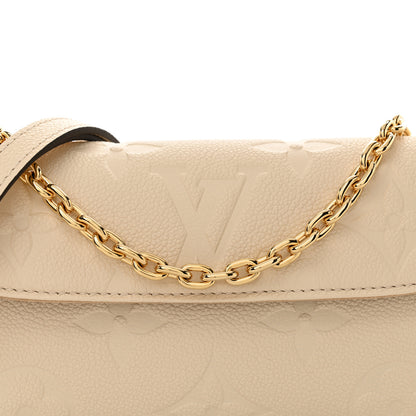 Louis Vuitton Empreinte Monogram Giant Ivy Wallet On Chain Cream 8 of 10