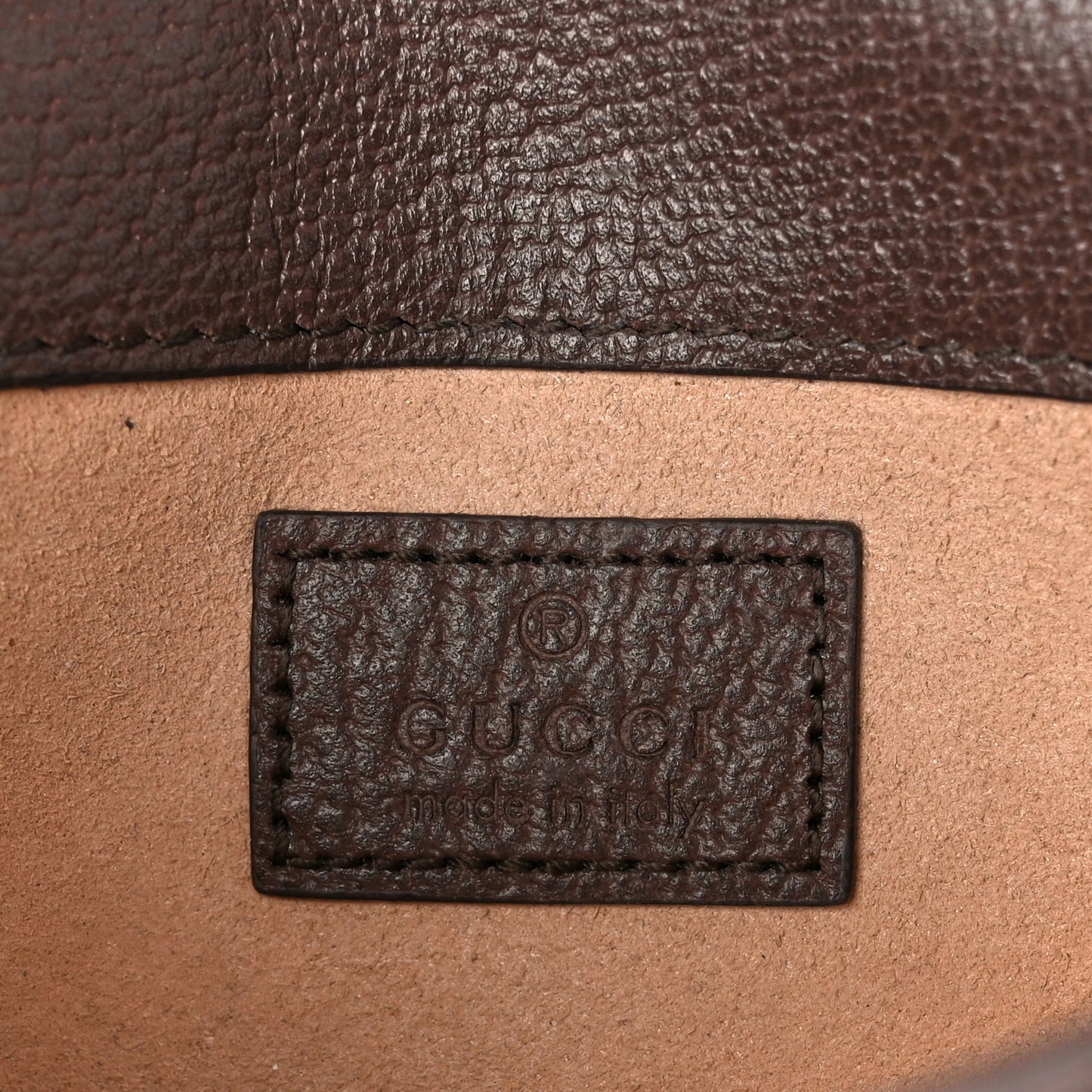 Monogram Jumbo GG Textured Dollar Calfskin Super Mini Dionysus Shoulder Bag Camel Ebony New Acero
