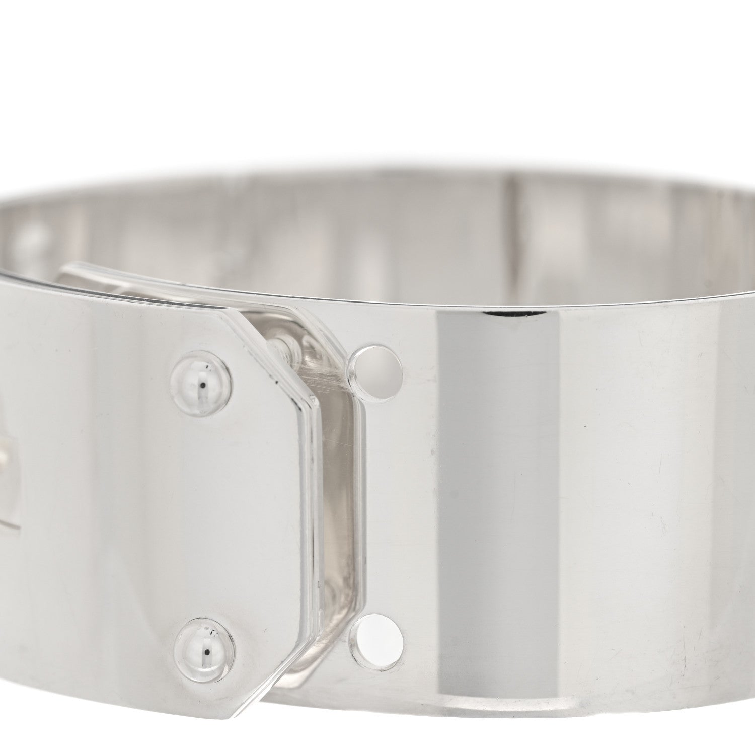 Hermes Sterling Silver Kelly MM Bracelet ST 4 of 4
