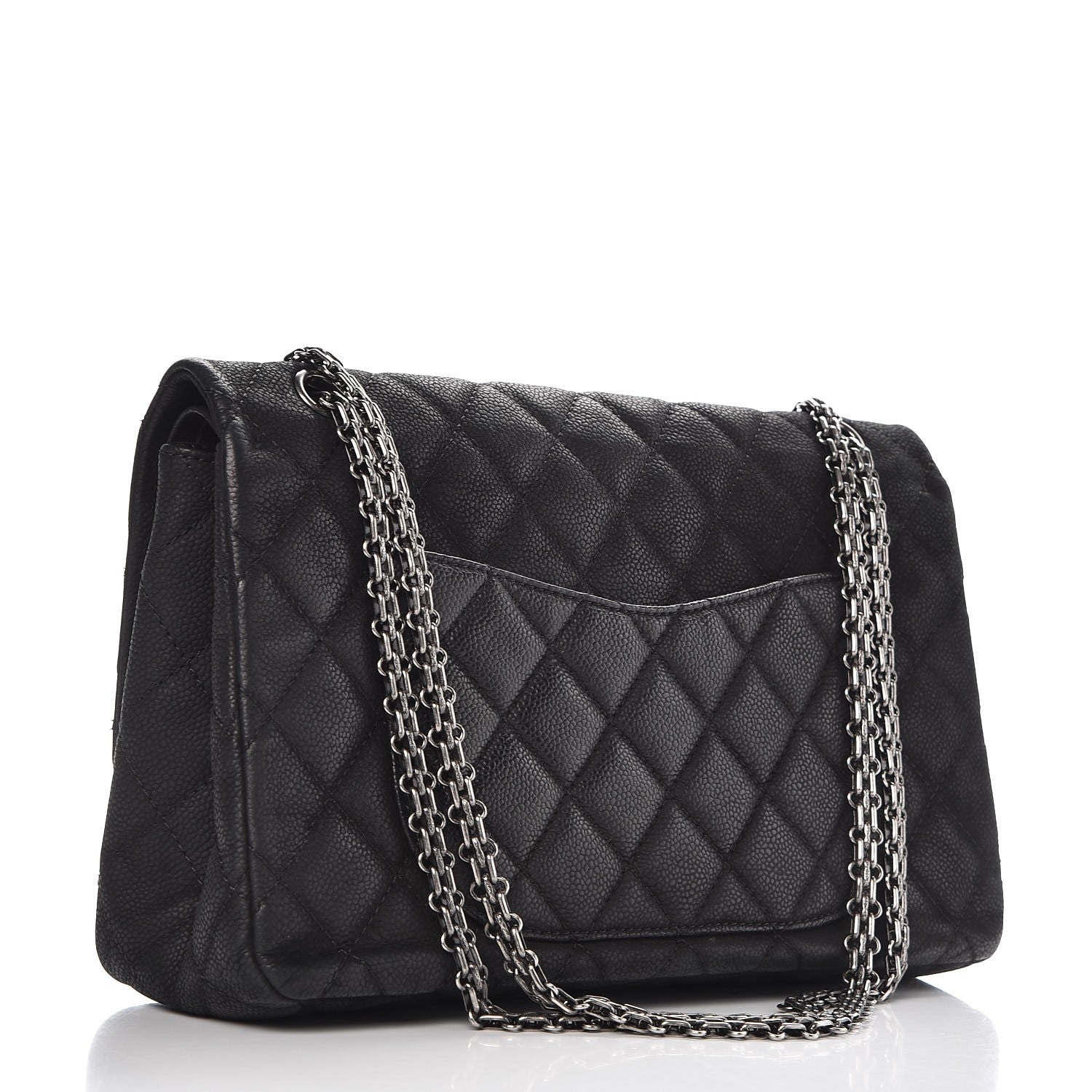 Chanel Iridescent Caviar Quilted 2.55 Reissue 227 Flap Black 4 of 12